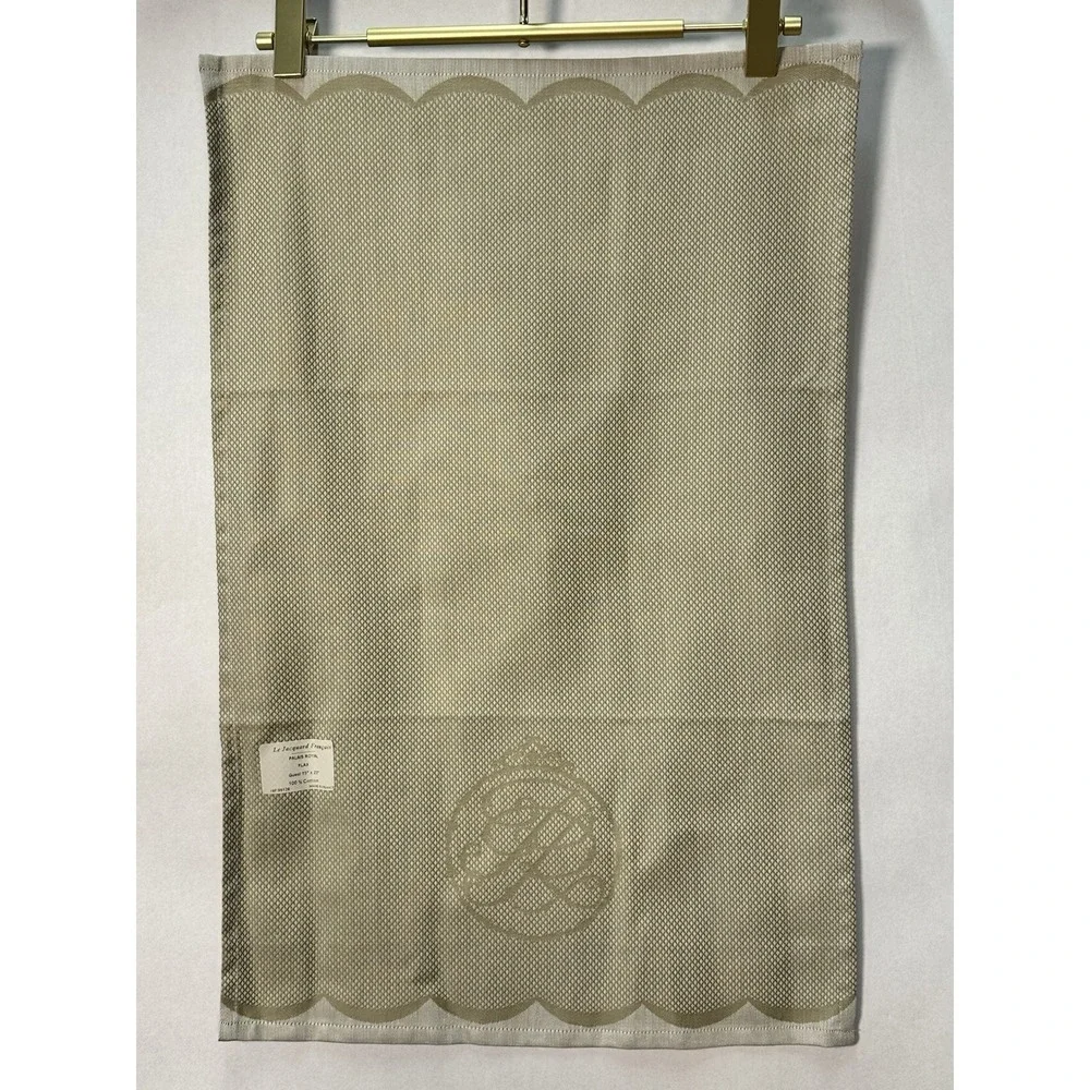 Le Jacquard Francais‎ GUEST HAND TOWEL  Classic Pattern FLAX 15